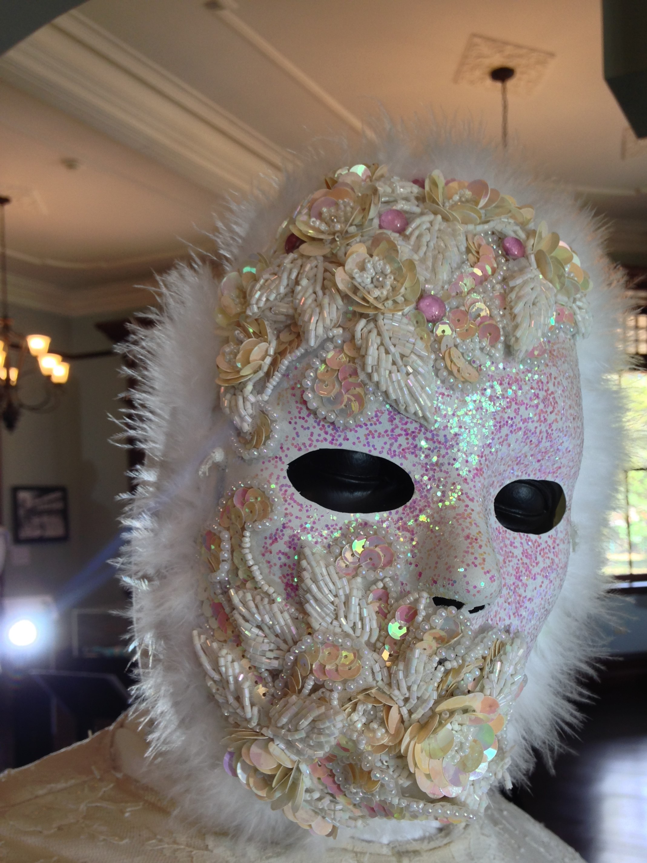 Trinidad Carnival Pierrot mask